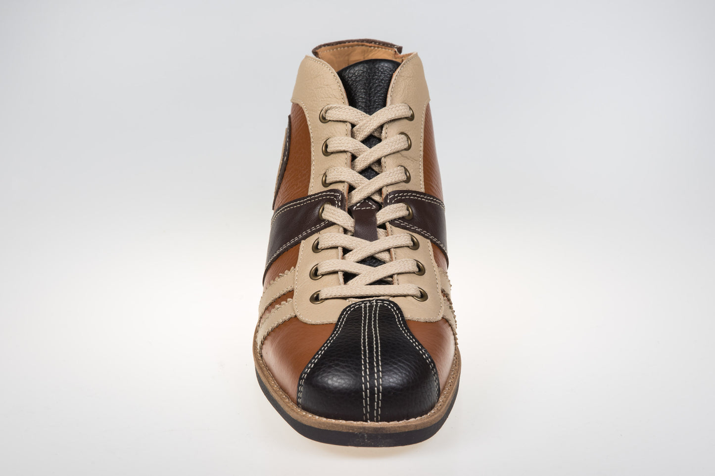 "The Racer" Retro Sneaker Leder_dukelbraun-braun-okka
