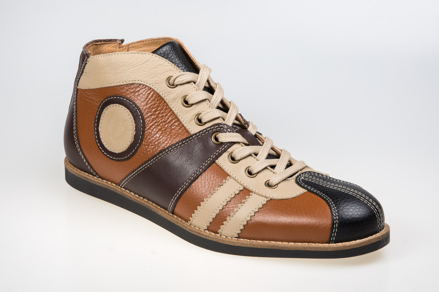 "The Racer" Retro Sneaker Leder_dukelbraun-braun-okka
