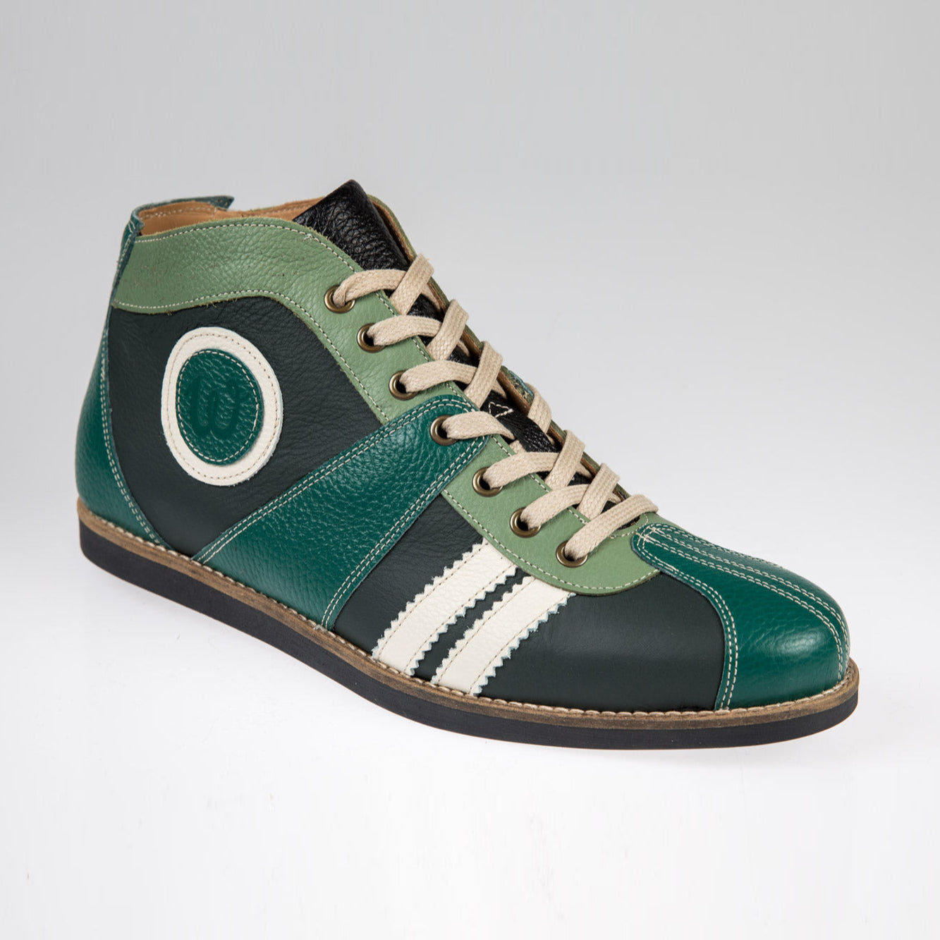 "The Racer" green/white