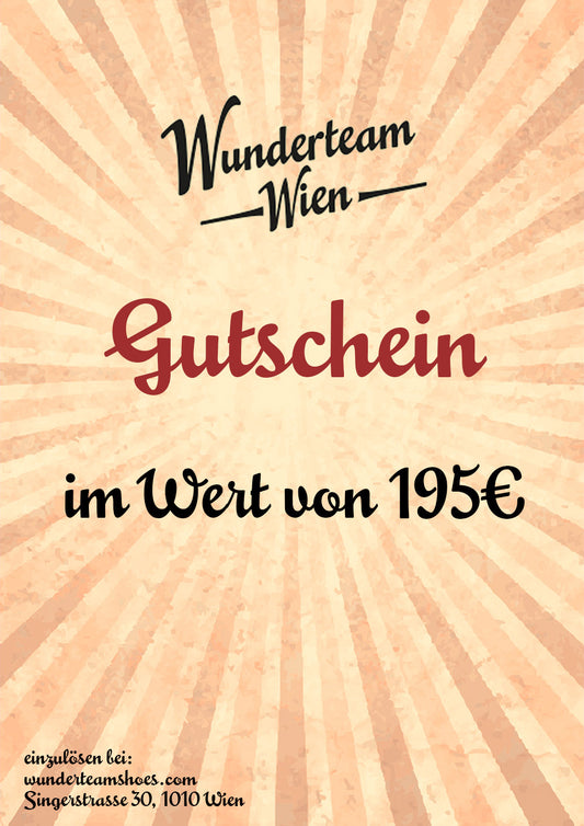 Gutschein 195 €