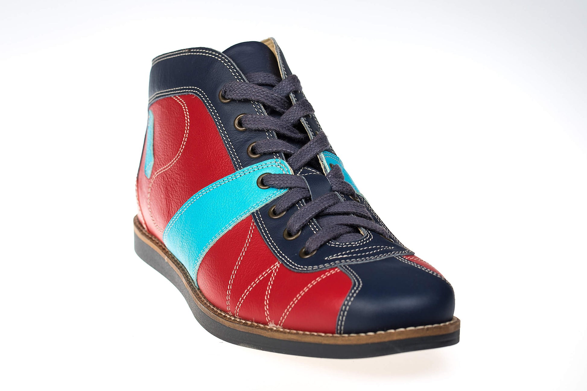 "The Kicker" - rot/dunkelblau/hellbalau