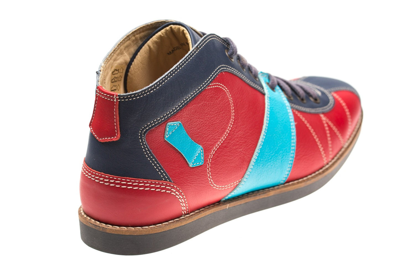 "The Kicker" - rot/dunkelblau/hellbalau