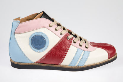 The Racer light blue/white/red/pink/blue