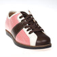 New Bowler - dusky pink/white/brown